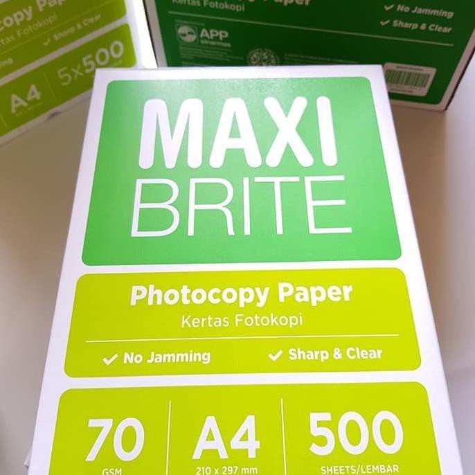 

Khusus Gosend! Maxi Brite 70G A4 Kertas Fotokopi / Kertas Print Anijejestore