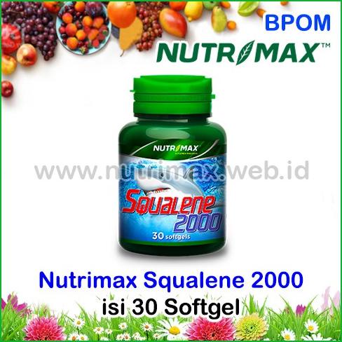 Nutrimax Squalene 2000 Vitamin Minyak Hati Ikan Hiu (Squalane/Squalen) Lc