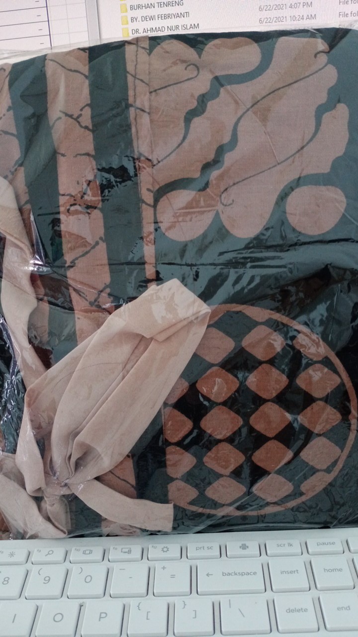 Tey-17 Batik Wanita Asj Sa Hrb026 Kenongo Kemeja Tosca Pendek