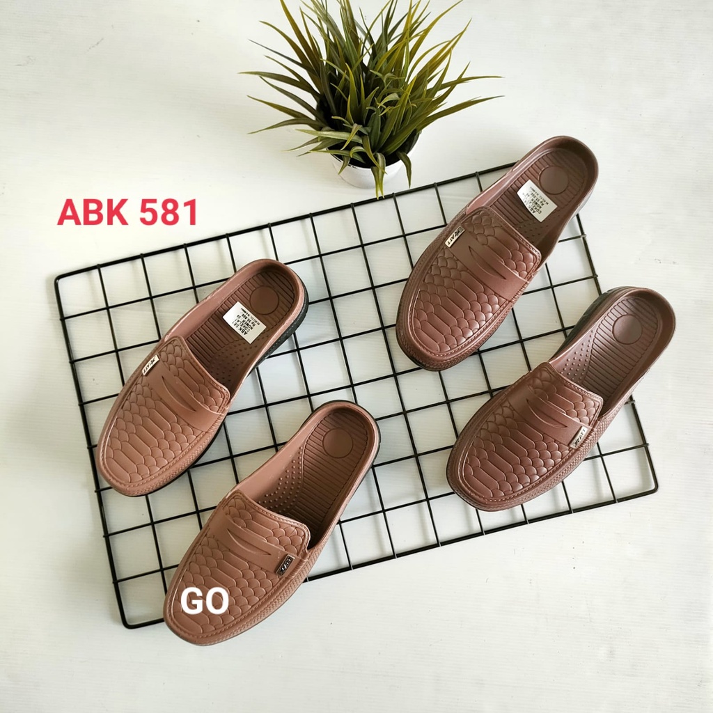 BB ATT ABK 581 Sepatu Sandal Sepatu Formal Tanpa Tali Bahan Karet Nyaman Dan Ringan