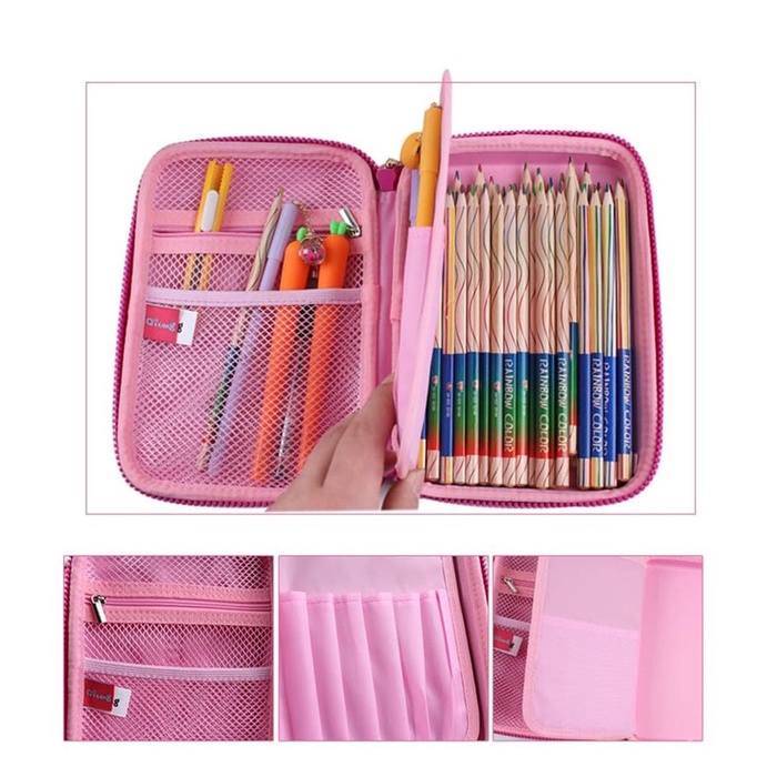 

Sale!!! Pencil Hard Case Qitong Look Like Smiggle - Kotak Pensil 3D Hardcase Terbatas
