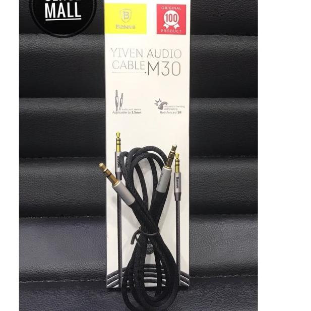 ➵ CABLE AUDIO YIVEN M30 CABLE AUX 3.5MM 1M ORIGINAL ✾