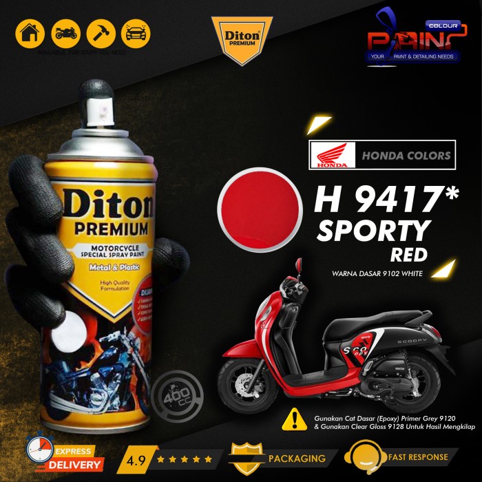 Cat Semprot DITON PREMIUM - 9417* Sporty Red