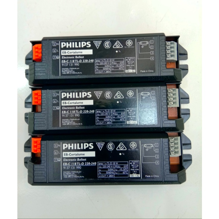 TRAFO PHILIPS EB-C 18W - ELECTRONIC BALLAST PHILIPS