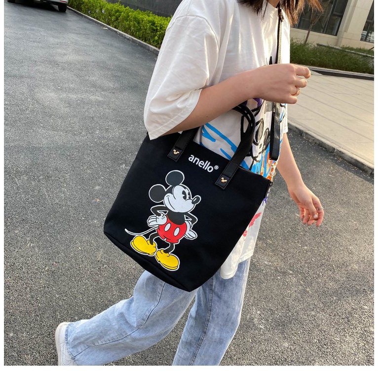 Tas Totebag Wanita Motif Kartun Women Shoulder Bag Fashion Korea Import Azgalery T181