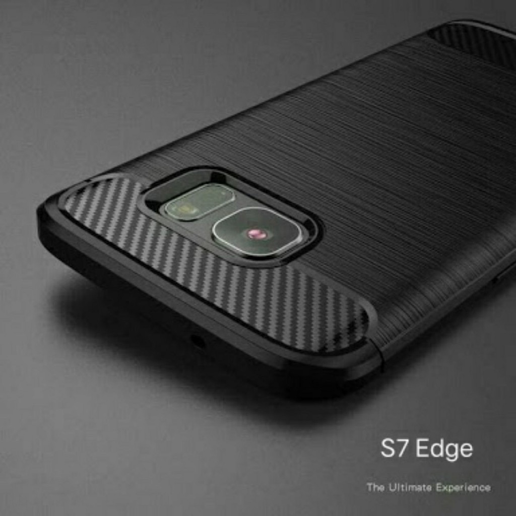 CARBON FIBER PREMIUM SLIM FIT SOFT CASE SAMSUNG S6 / S6 EDGE / S6 EDGE PLUS / S7 / S7 EDGE / S8 / S8