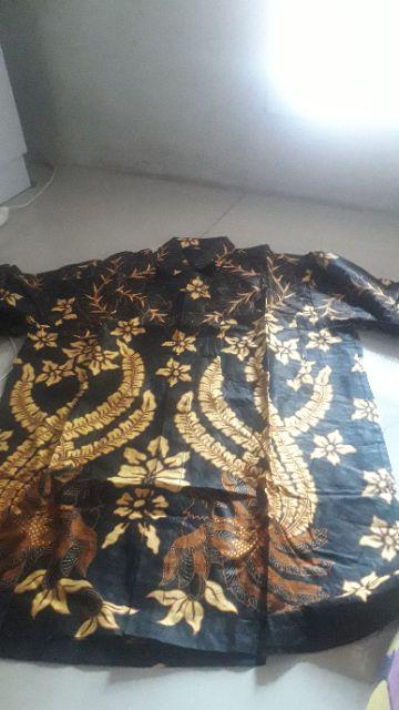 Kemeja Batik Pria Lengan Panjang Size M L Xl Xxl Bswart Batik Hrb026