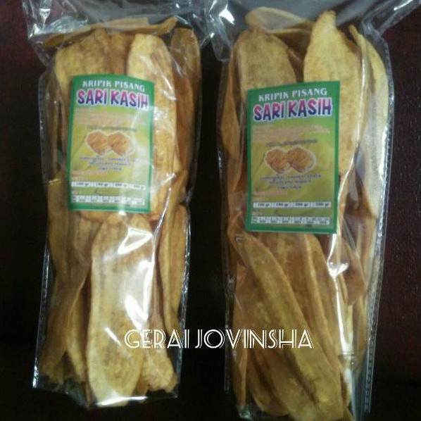 

Kripik Pisang gurih cap SARI KASIH asli Madiun 150gr