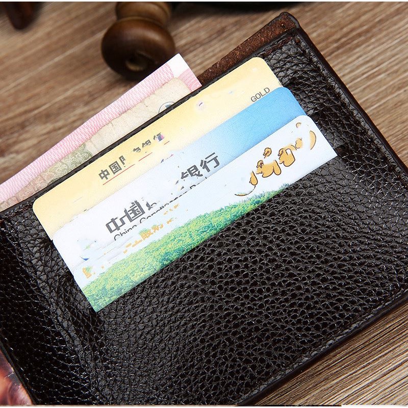 #LC-Wallet Dompet Kulit Lipat Pria  D8066