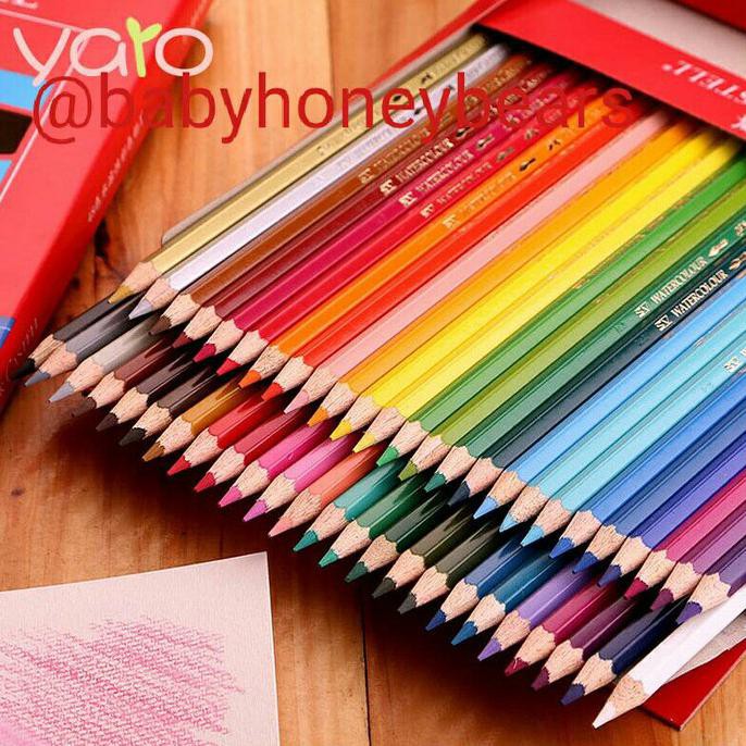 

New pensil warna (bisa jadi cat air) faber castell 48 pcs