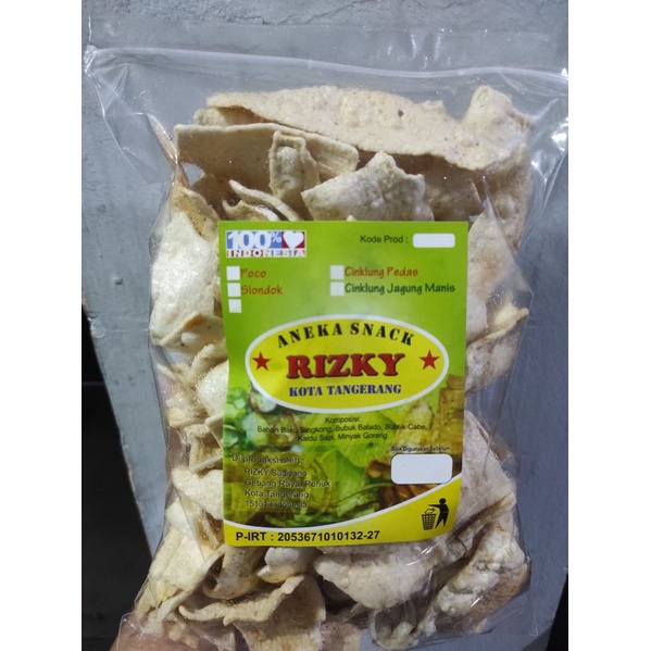 

KERUPUK KERIPIK SLONDOK ORIGINAL GURIH 150gr