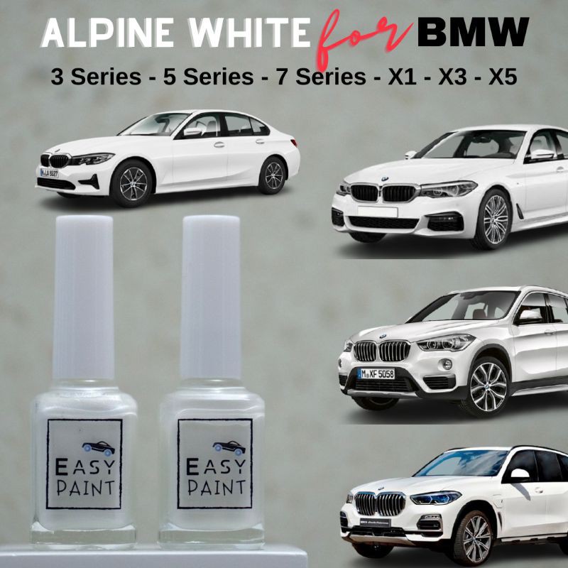 Cat Oles Penghilang Baret Mobil Alpine White - BMW 3 Series, 5 Series, 7 Series, X1, X3, X5