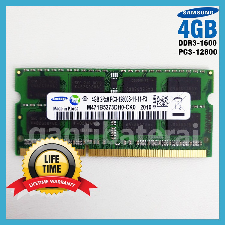 Sodimm 4gb ram ddr3 pc3 12800 ddr3-1600