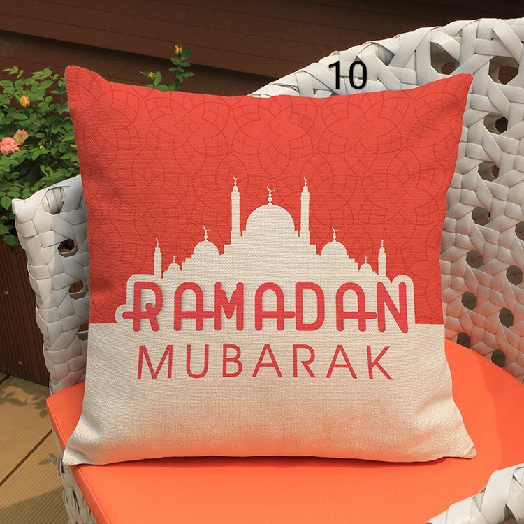 Sarung Bantal Sofa Ramadhan Muslim uk 45x45 Kwalitas Tebal