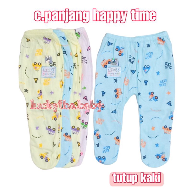 3Pcs Celana panjang Bayi baru lahir / Celana bayi / Celana panjang sunjoly dan happy time