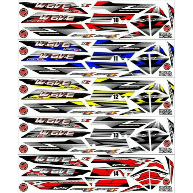 Paling Baru Harga Stiker Supra X 125  Fariasi Sticker Fans