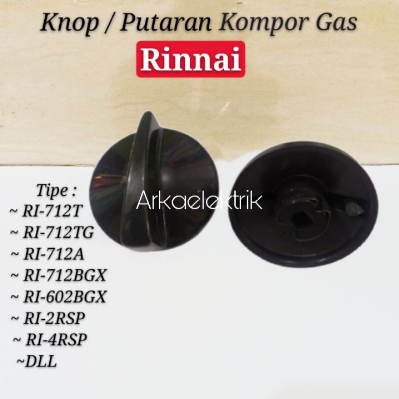 Knop kompor gas Rinnai bgx