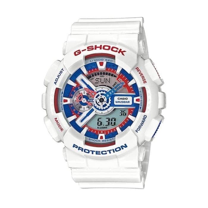 Original Casio G-Shock GA-110TR-7ADR White Rubber Strap
