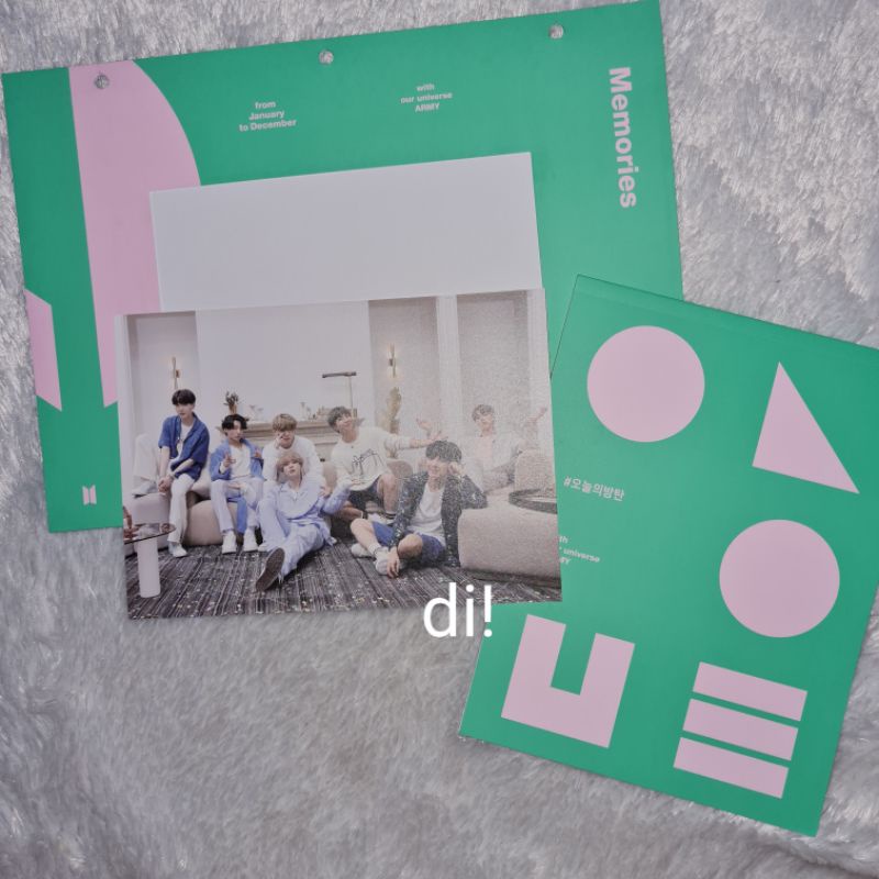 BTS ONEUL & POSTCARD MEMO 2020