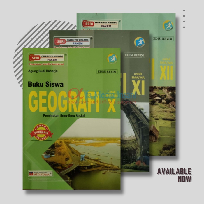 Buku Peminatan Siswa Geografi 10, 11, 12 Mediatama