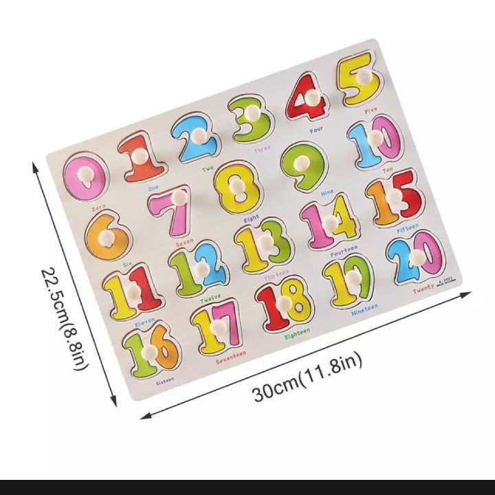 JIGSAW PUZZEL PUZZLE KAYU KNOB MAINAN EDUKASI EDUKATIF ANAK BAYI BALITA 1 TAHUN MURAH COD READY A1-5