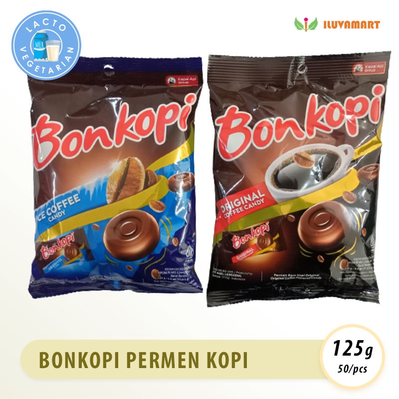 

Bonkopi Permen Kopi Ori / Ice 125gr 50pcs Bon Kopi Coffee Candy