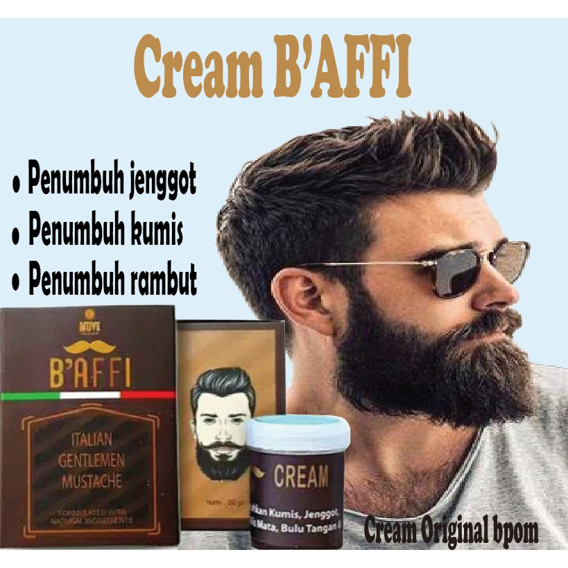 SKIKI91 - CREAM PENUMBUH JENGGOT BAFI // BAFI CREAM JENGGOT DAN KUMIS