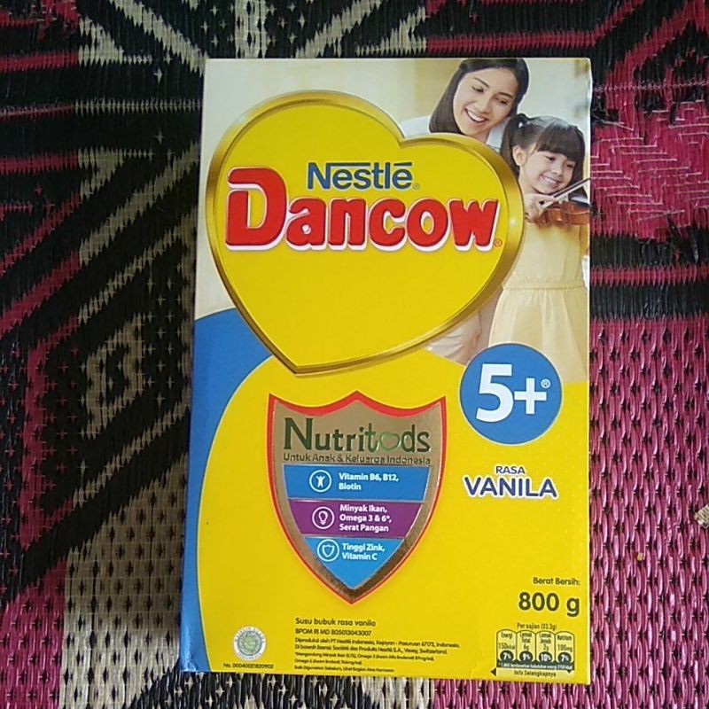 Dancow 5+ susu untuk usia 5 tahun ke atas