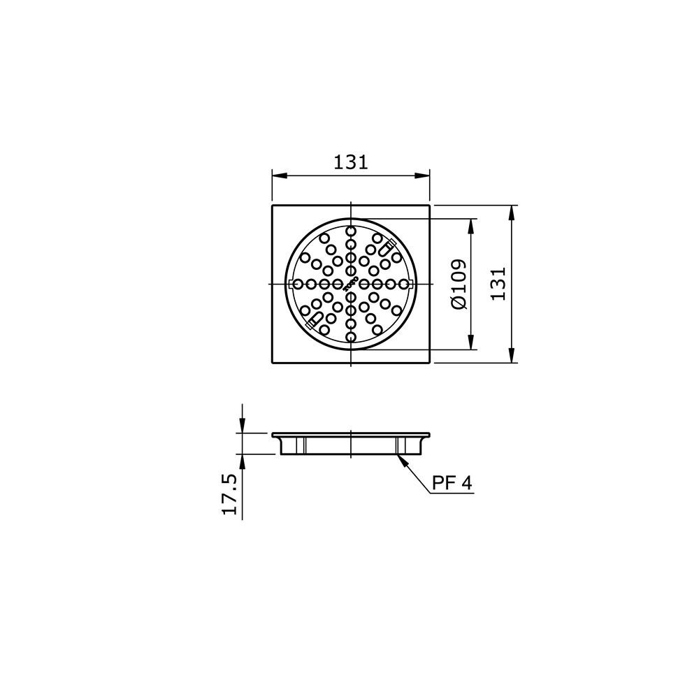 Floor drain TOTO TX1C