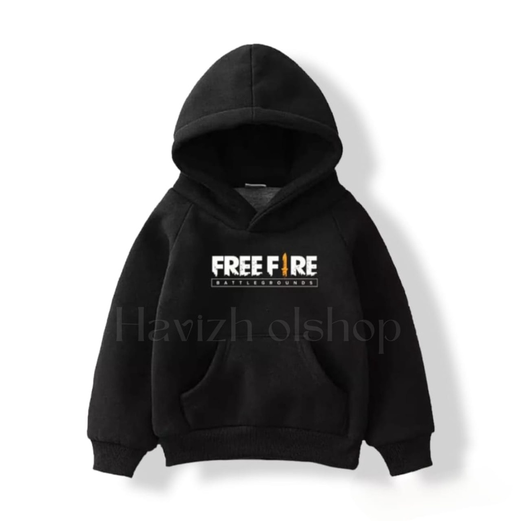 Hoodie free fire anak 1-12th