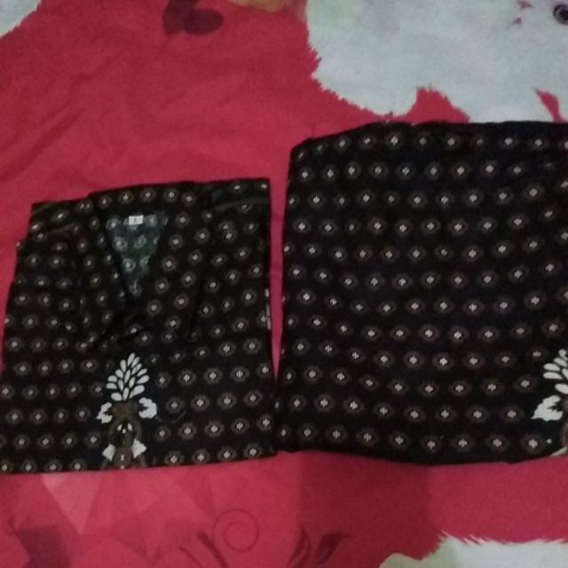 Batik Couple Kebaya Rok Brukat Dan Batik Anak