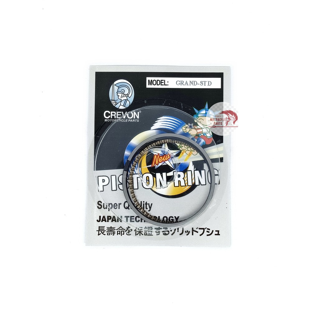 Ring Seher Ring Piston Astrea Grand Win 100 Supra X 100  Legenda Prima CREVON-4