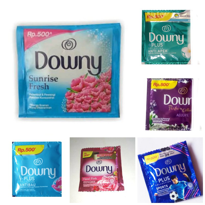 Downy Sachet 10 ml 11 ML 20 ml Sunrise Fresh Floral Pink Sport Allure