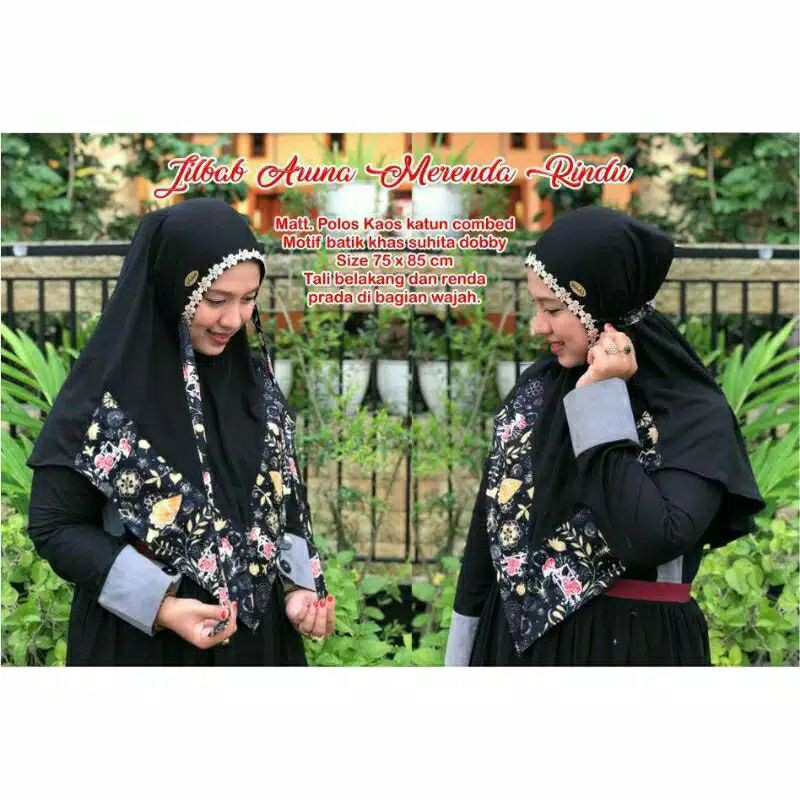 Jilbab Aruna Merenda Rindu By SUHITA Kerudung Aruna