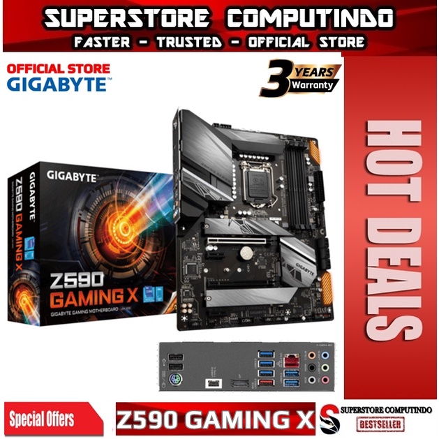 Motherboard Gigabyte Z590 GAMING X (LGA1200, Z590,DDR4, USB3.2)