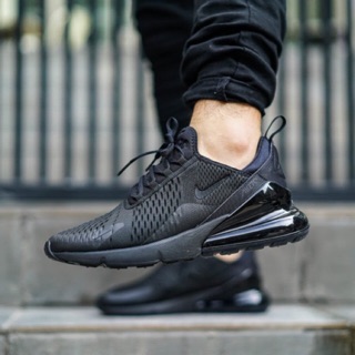 mens nike air max 270 triple black