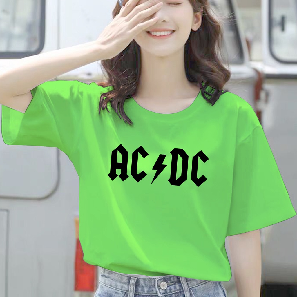 CALVIERO SHOP - BAJU KAOS ATASAN WANITA PRINT ACDC