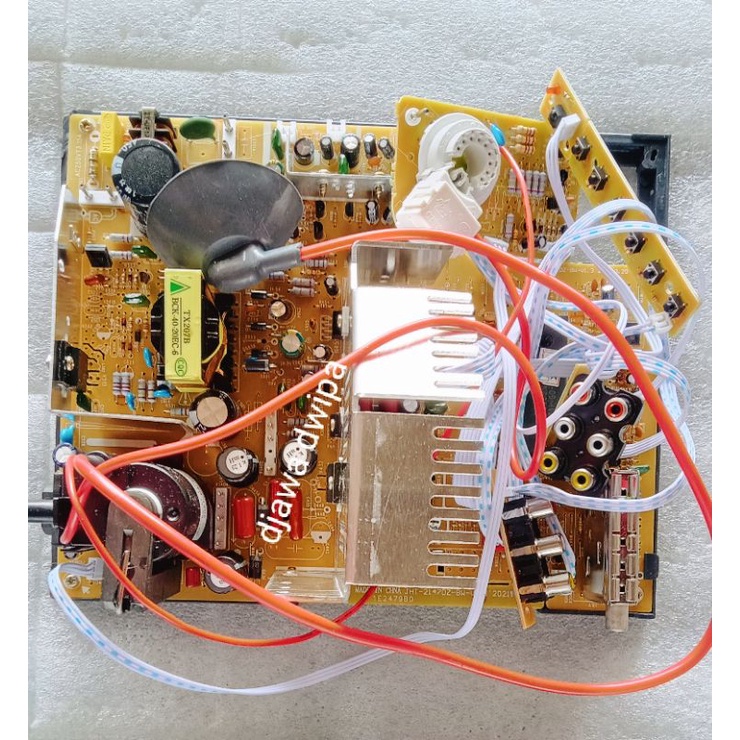 MESIN TV 21 SLIM WCOM MESIN TV CHINA SLIM 21 inch