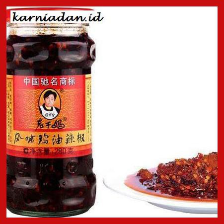 

Aneka-Sambal- Lao Gan Ma Chilli In Oil With Chicken 280Ml (Laoganma Sambal Ayam) -Pedeeeeeezzzzzzz.