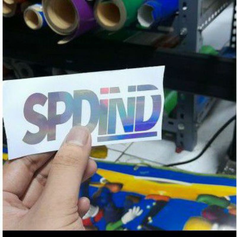 

sticker speeding indo sticker spdind HOLOGRAM isi 3pcs