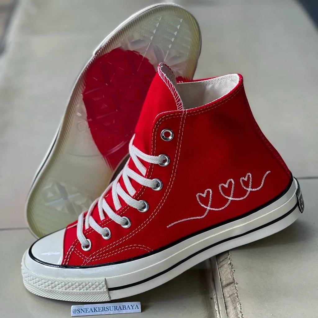 Converse Chuck Taylor 1970s Hi Red &quot;Valentine's Day&quot; CT 70 CT 70s