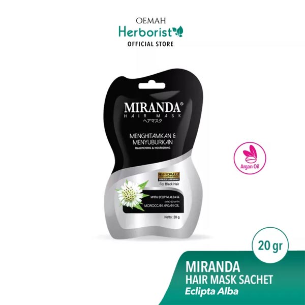 [BPOM] Miranda Hair Mask (Masker Rambut) Sachet Eclipta Alba 30gr | Masker Rambut | Bye Rambut Kusam_Ceiranti