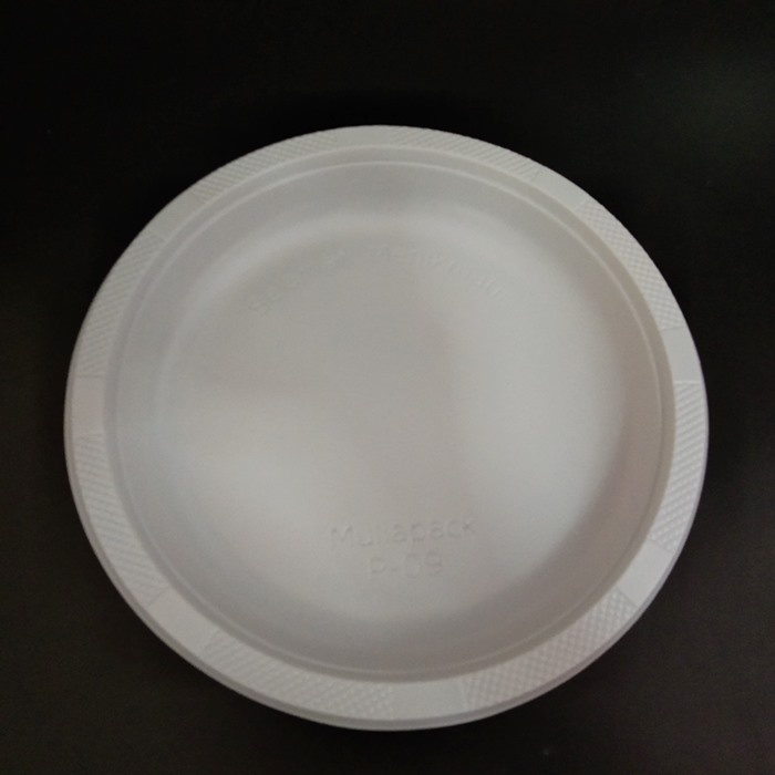Piring Plastik Besar/Piring Makan Plastik/Piring serbaguna isi 50pcs/Piring Praktis Plastik