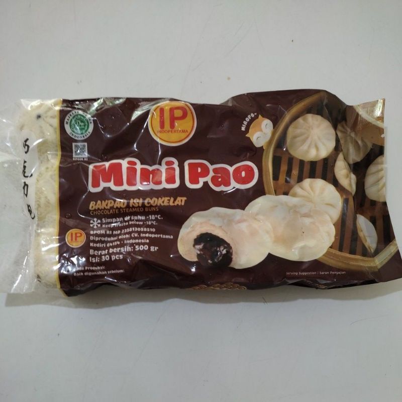 IP Bakpao Mini Pao Coklat 500g isi 30