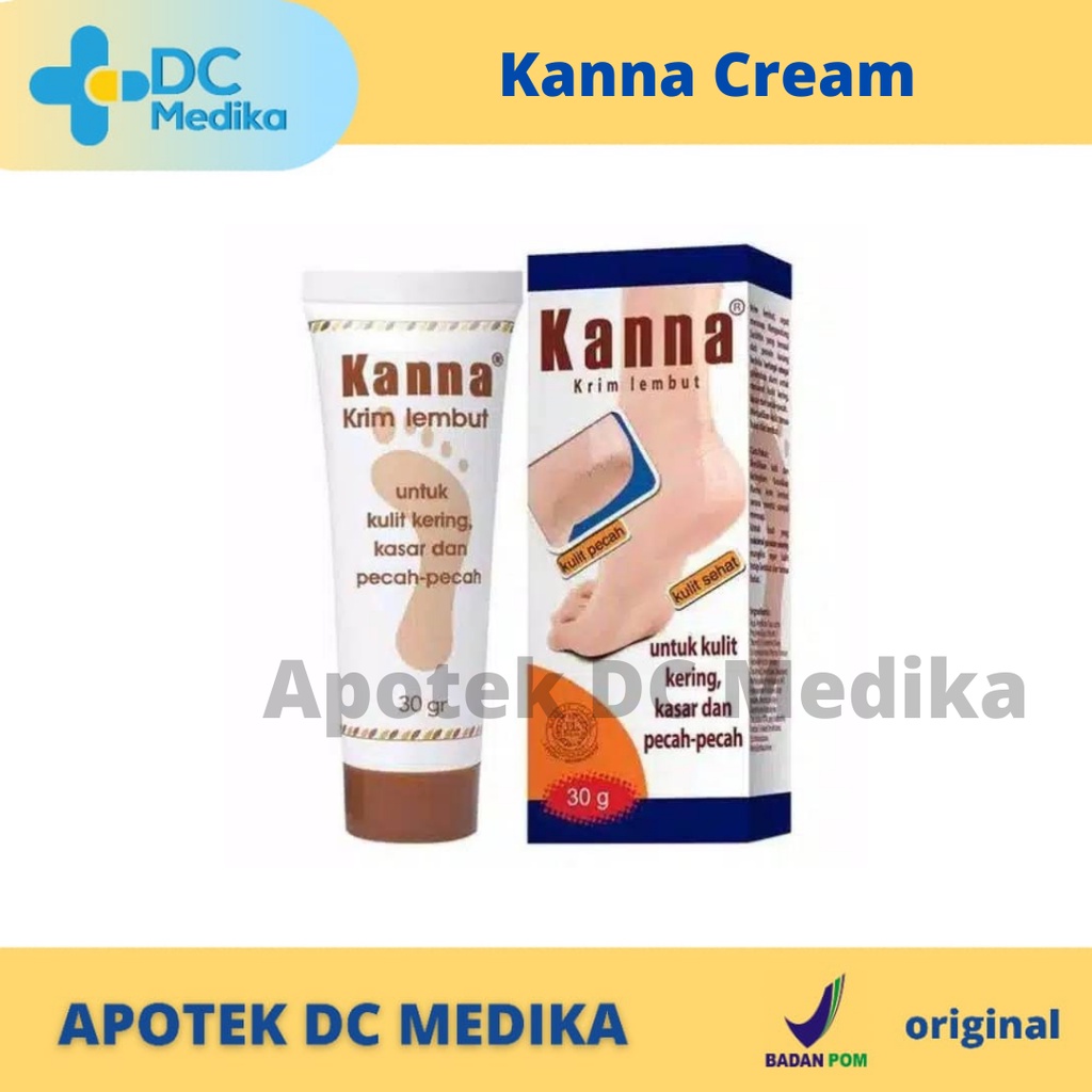 Kanna Cream / krim lembut / krim kulit pecah