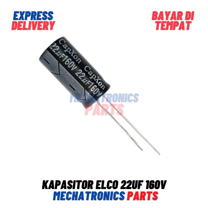 2PCS [PAS-9650] KAPASITOR ELCO 22UF 160V