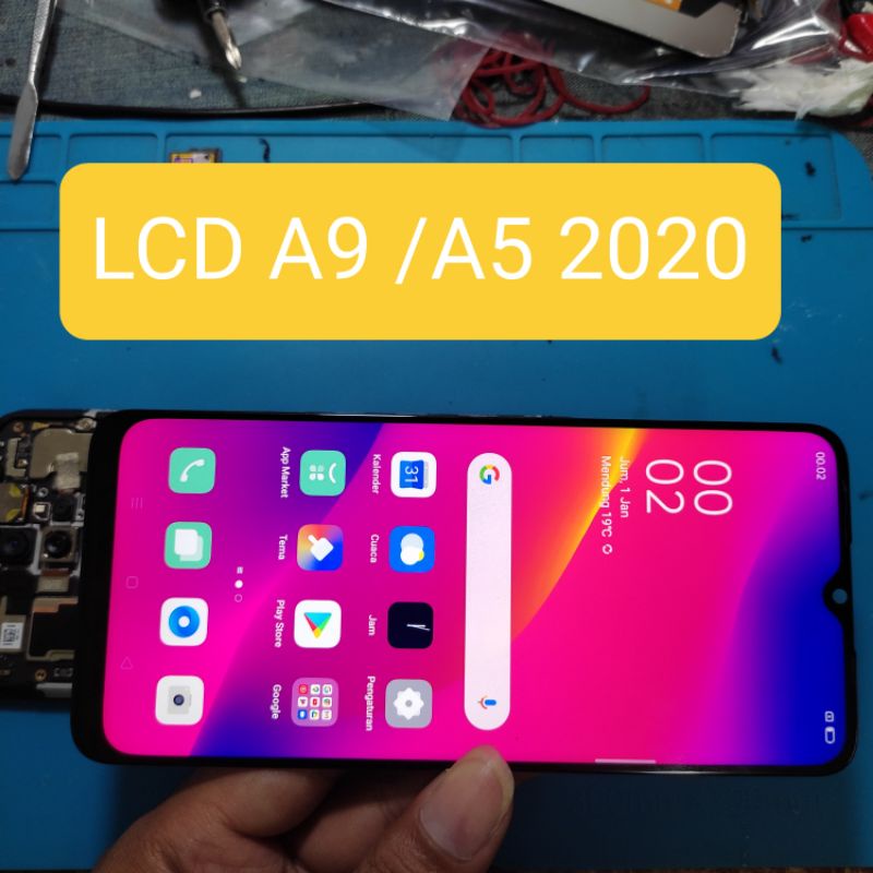 LCD OPPO A9 2020/ A5 2020 ori copotan