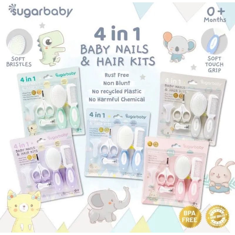 Sugar Baby 4-in-1 Baby Nail &amp; Hair Kits