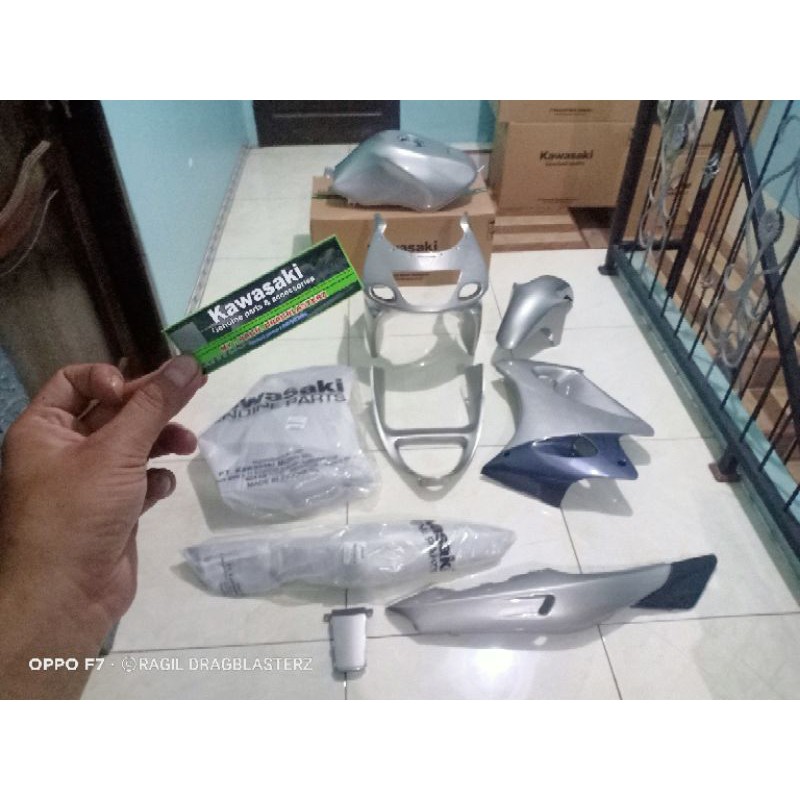 Full fairing full body set ninja rr old silver original Kawasaki