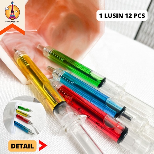 

Pulpen Cetek Suntikan Cair Warna Warni Selusin 1 Lusin isi 12 Pcs Pen Import Funny Fancy Stuff Best Gift Present For Birthday Event Souvenir Alat Tulis Kantor Sekolah Grosir Kado Ulang Tahun READY COD